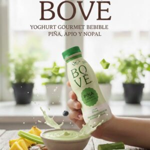 Yoghurt piña apio y nopal