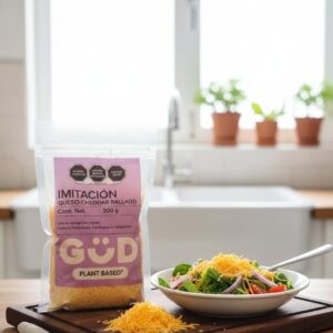 Queso cheddar rallado