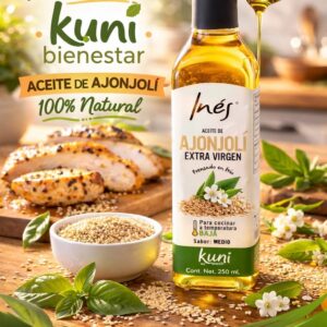Aceite de ajonjolí extra virgen