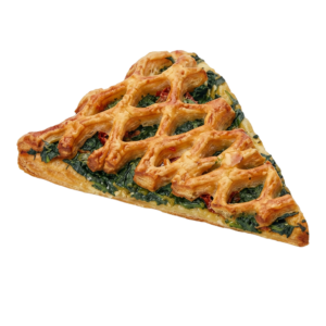 Triángulo de Espinacas con Cherry